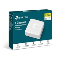 TP-Link VIGI NVR1104H-4P, videorekordér, 4 channels, 4xPoE, 1x100Mb/s LAN, 1xVGA,1xHDMI,2xUSB2.0