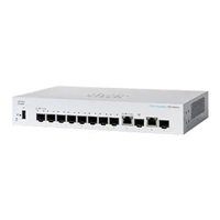 Cisco switch CBS350-8S-E-2G-EU (8xSFP, 2xGbE/SFP combo,fanless) - REFRESH