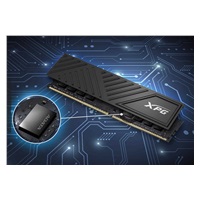 ADATA XPG DIMM DDR4 8GB 3200MHz CL16 GAMMIX D35 memory, Single Color Box, Black