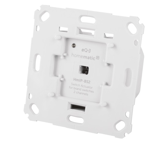 Homematic IP spínací akční člen dvoukanálový - 6A, zápustná montáž, IP20, maximálně 1380 W