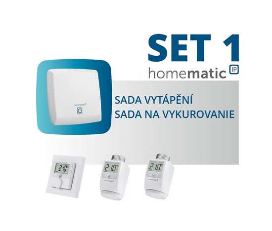 Homematic IP HmIP-SET1 sada vytápění (byt 1+1)