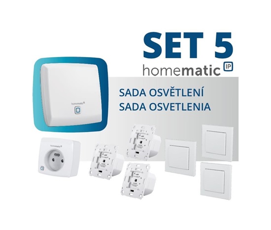Homematic IP HmIP-SET5 sada osvětlení Homematic IP (s možností stmívání)