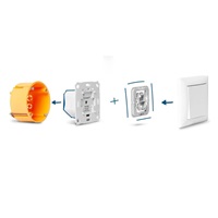 Homematic IP  Adaptér Gira Standard, set 20ks - EQ3-ADA-GS-20