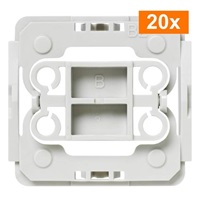 Homematic IP  Adaptér Berker B2, set 20ks - EQ3-ADA-B2-20