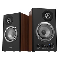 GENIUS repro SP-HF1200B, 2.0, 36W, dřevěné, černá-hnědá