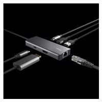 TRUST adaptér DALYX, 6-in-1 USB-C Multi-Port Adapter