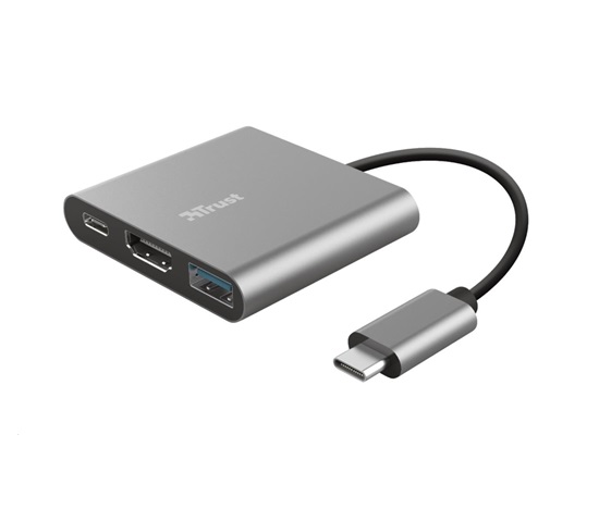 TRUST adaptér DALYX, 6-in-1 USB-C Multi-Port Adapter