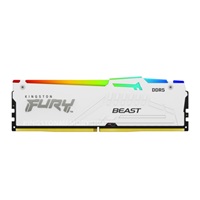 KINGSTON DIMM DDR5 128GB (Kit of 4) 5200MT/s CL40 FURY Beast White RGB XMP