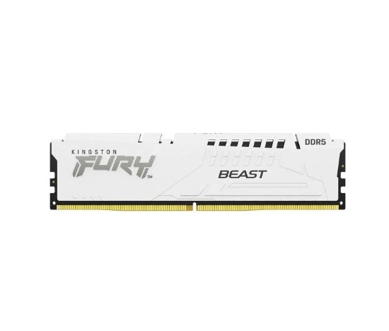 KINGSTON DIMM DDR5 64GB (Kit of 4) 5200MT/s CL40 FURY Beast White XMP