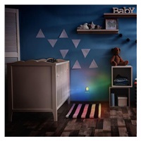 Solight noční LED RGB světélko se světelným sensorem, volitelná barva světla, 230V