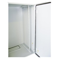 XtendLan 19" venkovní vodotěsný rozvaděč 20U 600x450, krytí IP55, nosnost 65kg, 3-bodový zámek, šedý