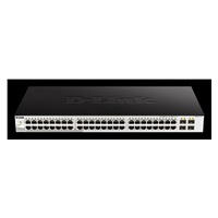D-Link DGS-1210-52/ME/E 48-Port 10/100/1000BASE-T + 4-Port 1 Gbps SFP Ports Metro Ethernet