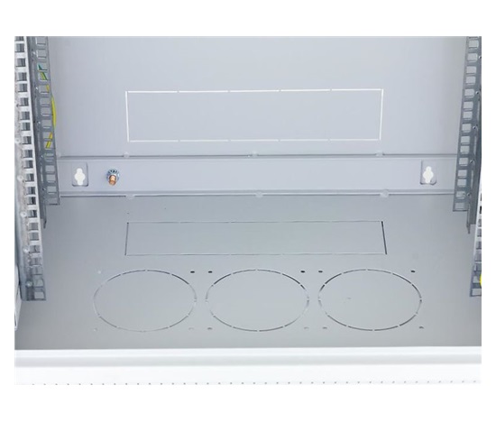 TRITON 19" jednodílný rozvaděč 6U/400mm, odnímatelné boční kryty - černý