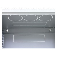 TRITON 19" jednodílný rozvaděč 6U/400mm, odnímatelné boční kryty - černý