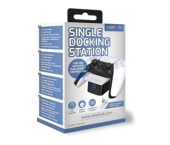 VENOM VS5000 White PS5 Single Docking Station