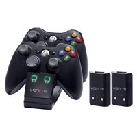 VENOM VS2891 Xbox 360 Black Twin Docking Station + 2 batteries
