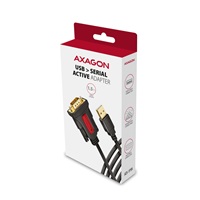 AXAGON ADS-1PSN, USB-A 2.0 - szeregowy RS-232 DB9-M Prolific adapter / kabel 1.5m