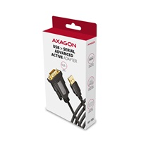 AXAGON ADS-1PSN, USB-A 2.0 - szeregowy RS-232 DB9-M Prolific adapter / kabel 1.5m