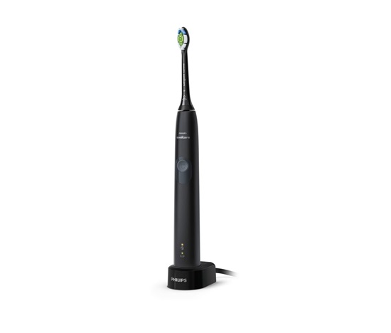 Philips Sonicare 4300 HX6800/44 sonický zubní kartáček, 1 režim, 2 intenzity, tlakový senzor, časovač, černá