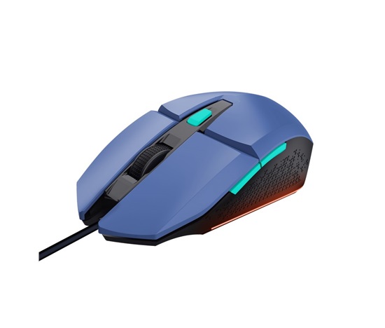 TRUST myš GXT 109B FELOX Gaming Mouse, optická, USB, modrá