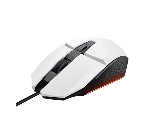 TRUST myš GXT 109W FELOX Gaming Mouse, optická, USB, bílá