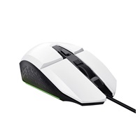 TRUST myš GXT 109W FELOX Gaming Mouse, optická, USB, bílá