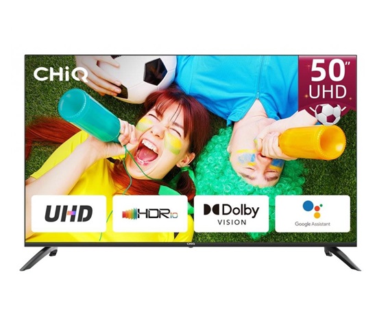 CHiQ U50G7LX TV 50", UHD, smart, Android 11, Dolby Vision, Frameless