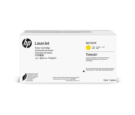HP 213Y Ylw Contract LaserJet Toner Crtg - CONTRACT (12,000 pages)