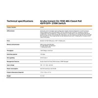 5 x Aruba Instant On 1930 48G Class4 PoE 4SFP/SFP+ 370W Switch  ( 5 pack )