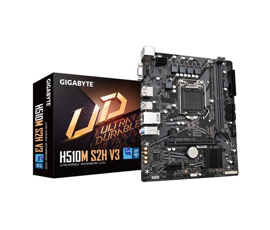 GIGABYTE MB Sc LGA1200 H510M S2H V3, Intel H470, 2xDDR4, 1xDP, 1xHDMI, 1xVGA, mATX