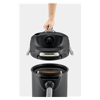Karcher AD 4 Premium vysavač na popel, 600 W, kovová nádoba 17 l, kovový filtr, pozinkovaná sací hadice