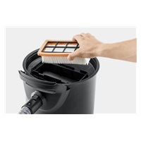 Karcher AD 4 Premium vysavač na popel, 600 W, kovová nádoba 17 l, kovový filtr, pozinkovaná sací hadice