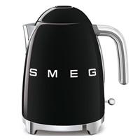 Smeg KLF03BLEU rychlovarná konvice, 1,7 l, (7 šálků), 2400 W, styl 50. let, černá