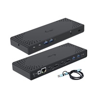 i-tec USB 3.0 / USB-C / Thunderbolt Dual Display Docking Station + PD 100W