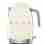 Smeg KLF04CREU rychlovarná konvice, 1,7 l (7 šálků), 2400 W, styl 50. let, řízení teploty, 7 programů, krémová