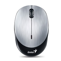 GENIUS myš NX-9000BT/ Bluetooth 4.0/ 1200 dpi/ bezdrátová/ dobíjecí baterie/ stříbrná