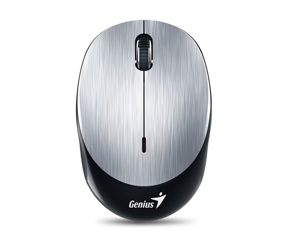 GENIUS myš NX-9000BT/ Bluetooth 4.0/ 1200 dpi/ bezdrátová/ dobíjecí baterie/ stříbrná