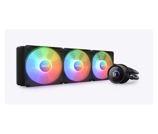 NZXT vodní chladič Kraken 360 RGB / 3x120mm fan / LCD disp. / 6 let