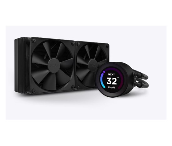 NZXT vodní chladič Kraken 280 ELITE / 2x140mm fan / LCD disp. / 6 let / LGA1851 / AM5