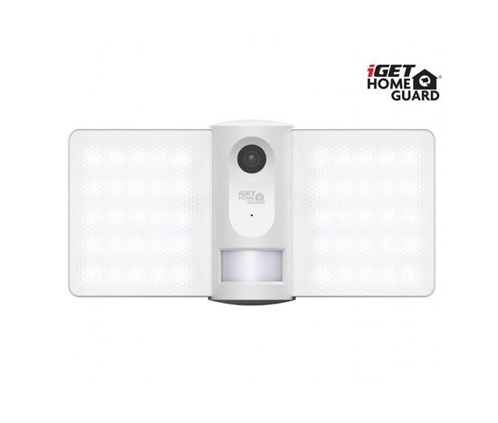 iGET HOMEGUARD HGFLC890 - Wi-Fi venkovní IP FullHD kamera s LED osvětlením, bílá