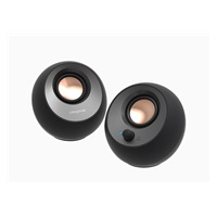 Creative PEBBLE V3, stolní 2.0 reproduktory s USB-C a Bluetooth 5.0 - černé