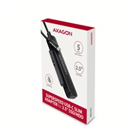AXAGON ADSA-FP2C USB-C 5Gbps - SATA 6G, 2.5" SSD/HDD SLIM adapter