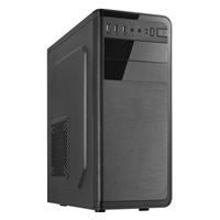 CRONO skříň MT-760i Midi Tower, bez zdroje, černá