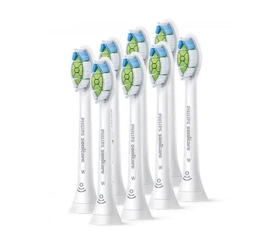 Philips HX6068/12 Sonicare W Optimal White wymienne główki, 8 sztuk, do wszystkich urządzeń Philips Sonicare