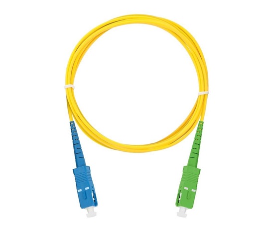 XtendLan simplexní patch kabel SM 9/125, OS2, SC-SC(APC), LS0H, 15m