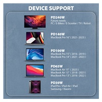 AXAGON BUCM2-CM30AB, CHARGE kabel USB-C <-> USB-C, 3m, Hi-Speed USB, PD 240W 5A, ALU, oplot, czarny