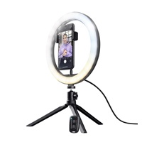 TRUST Kruhové Světlo + Green Screen Maku+ 2-in-1 Streaming Kit