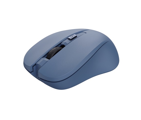 TRUST myš Mydo tichá bezdrátová myš, optická, USB, modrá