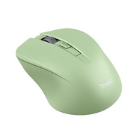TRUST myš Mydo tichá bezdrátová myš, optická, USB, zelená