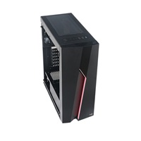 AEROCOOL skříň Bolt, Mid tower, 1x USB 3.0, 2x USB 2.0, 2x audio, bez zdroje
